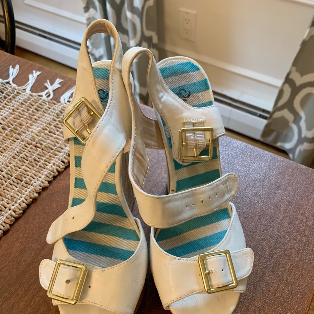 White heels size 6 1/2